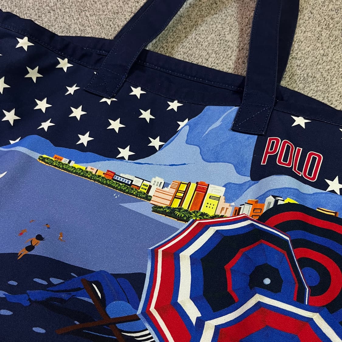 폴로 랄프로렌 2016 올림픽 USA 캔버스 숄더백 상품이미지2