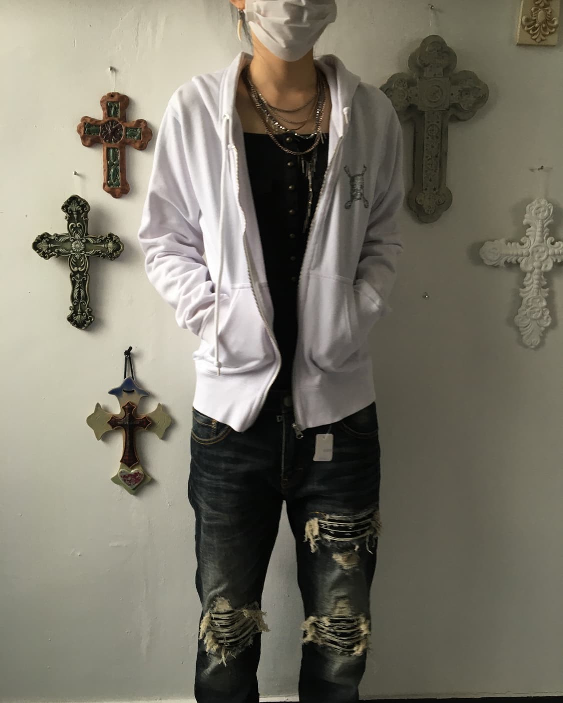 Roen hood zip up 상품이미지5