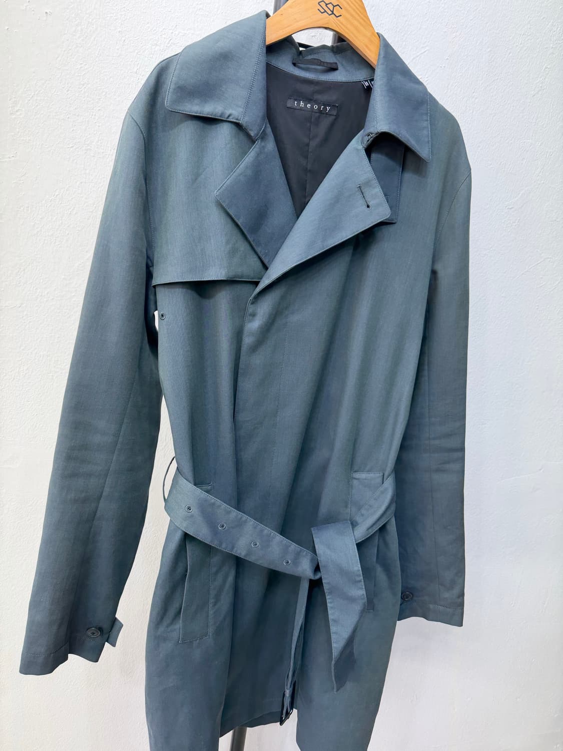 정품) Theory 띠어리 루즈핏 트렌치 코트 XS 상품이미지2