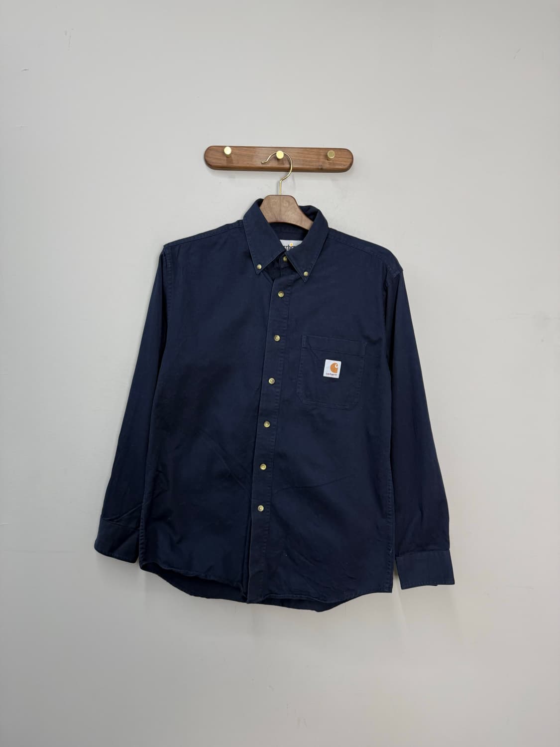 칼하트 네이비 셔츠 H2032 상품이미지2