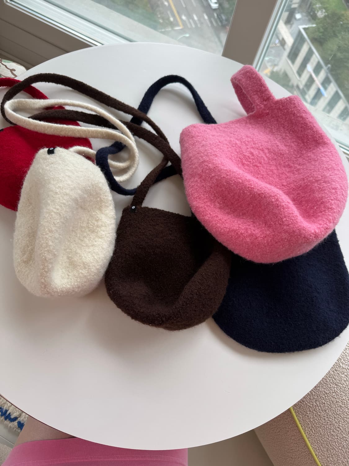 Cecilie Telle 펠트백  Raspberry 색 상품이미지4