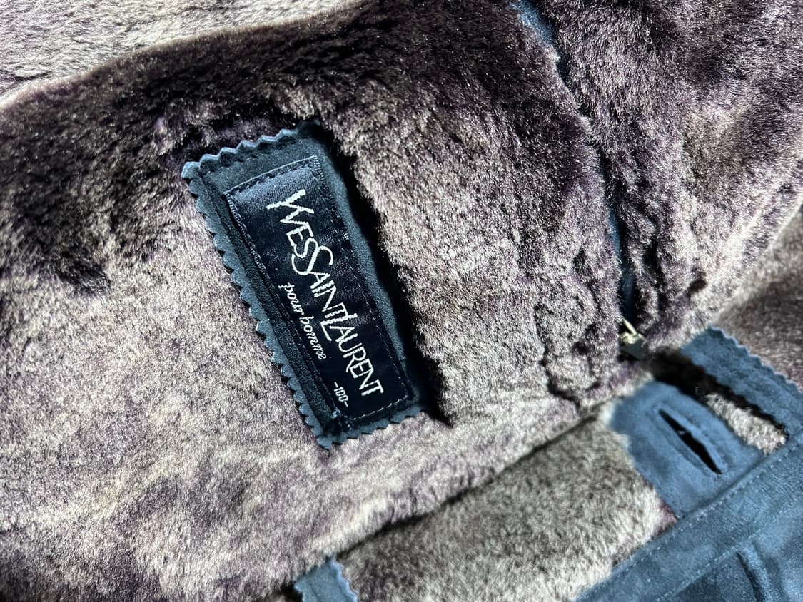 입생로랑 YSL 무스탕 무통 자켓 XL 상품이미지6