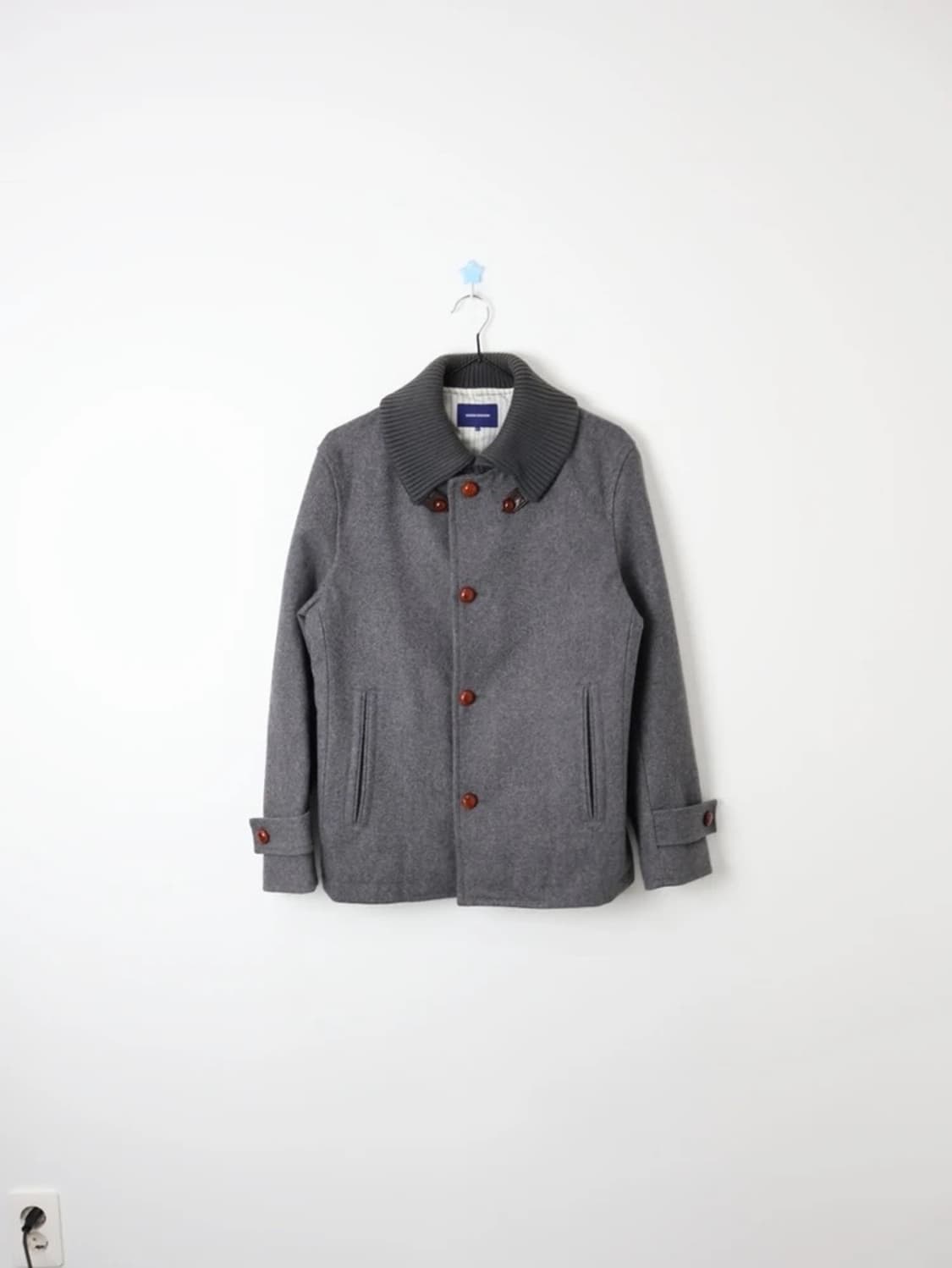 Union Station Knit Collar Blend Jacket 상품이미지1