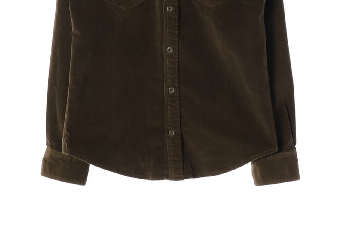 후아유 빈티지 투포켓 코듀로이 셔츠 다크브라운 M 상품이미지4