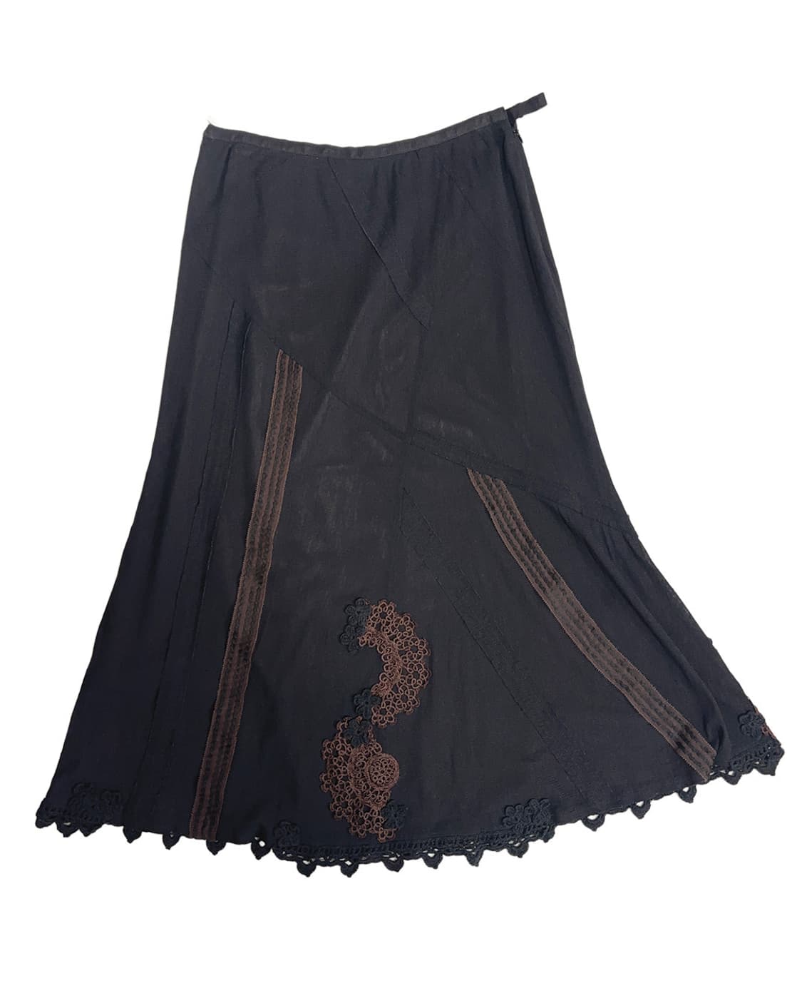 vintage appliquer mermaid long skirt 상품이미지1