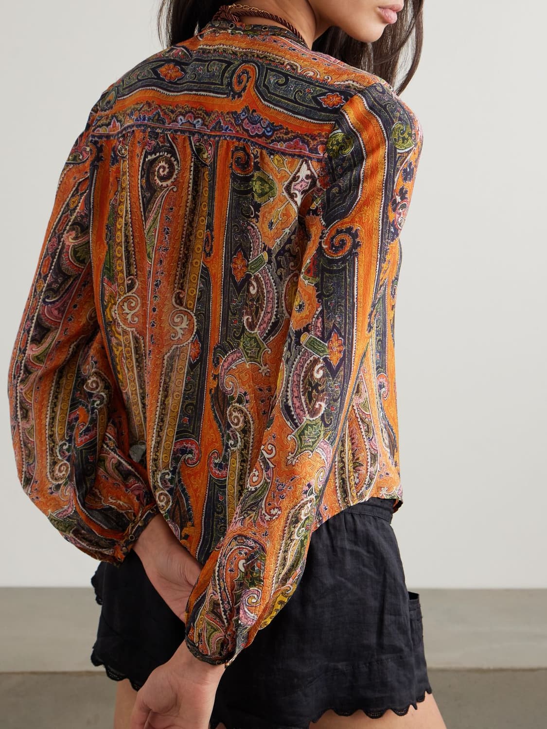 정품 이자벨마랑 실크 블라우스 상품이미지4