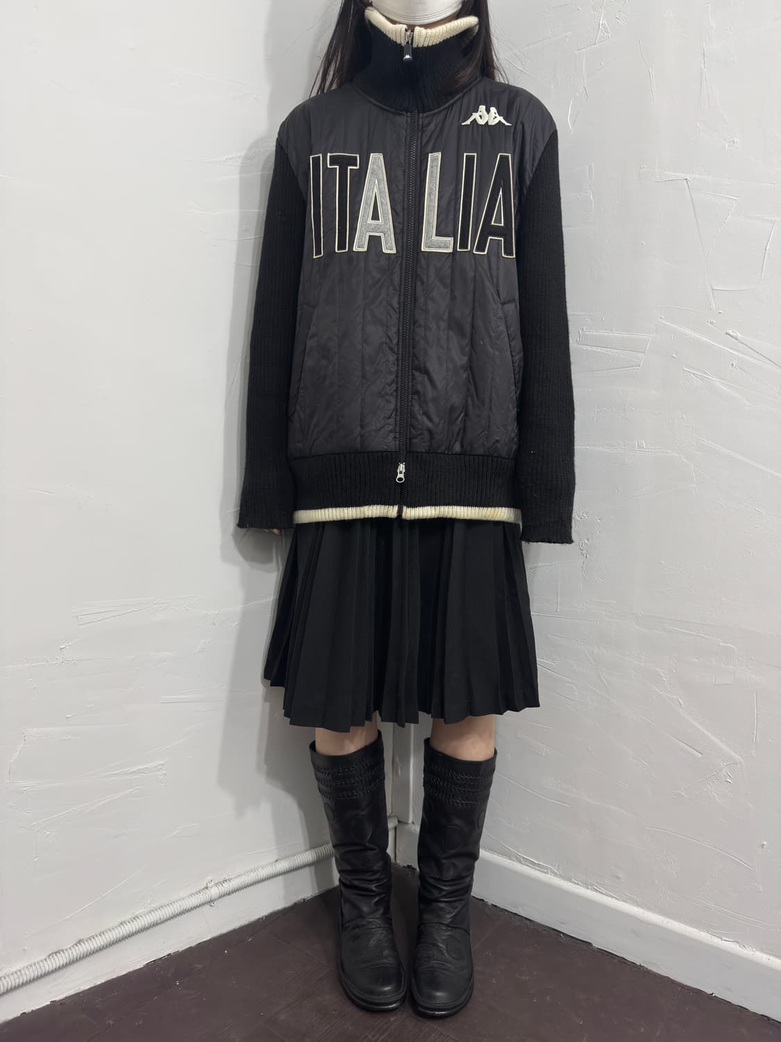 kappa italia knit detail twoway jacket 상품이미지3