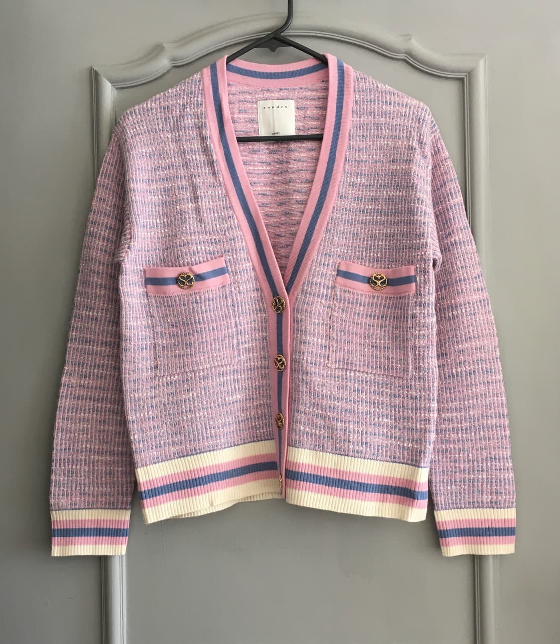 산드로 트위드 가디건 0사이즈 상품이미지7