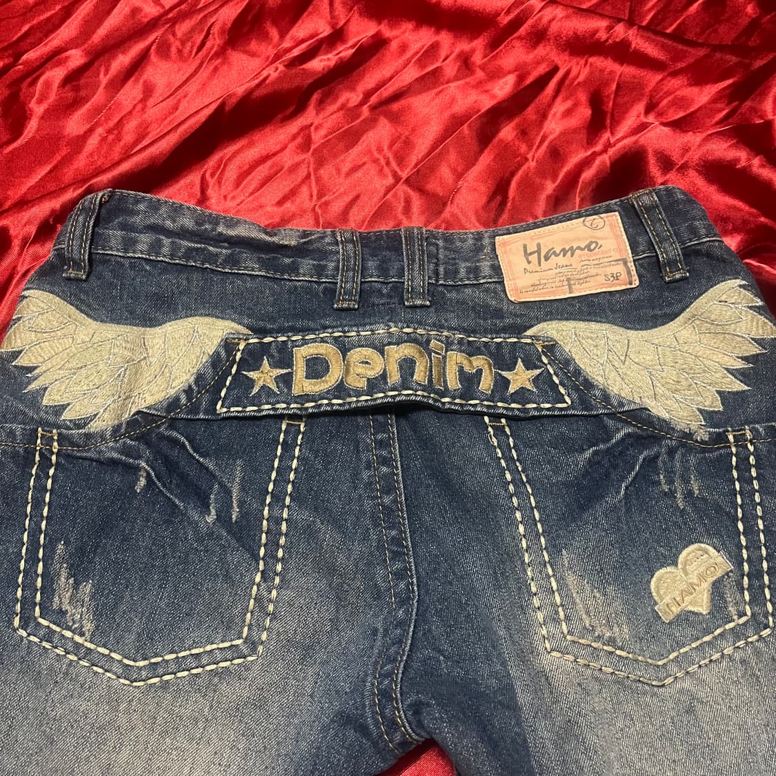 Y2k 헤이세이 날개 숏팬츠  상품이미지4