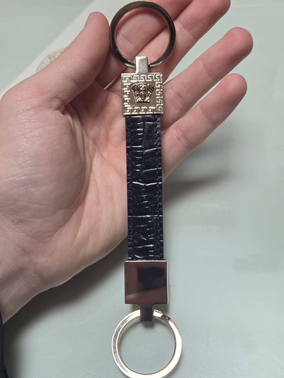 베르사체 가죽 키링 열쇠고리 상품이미지2
