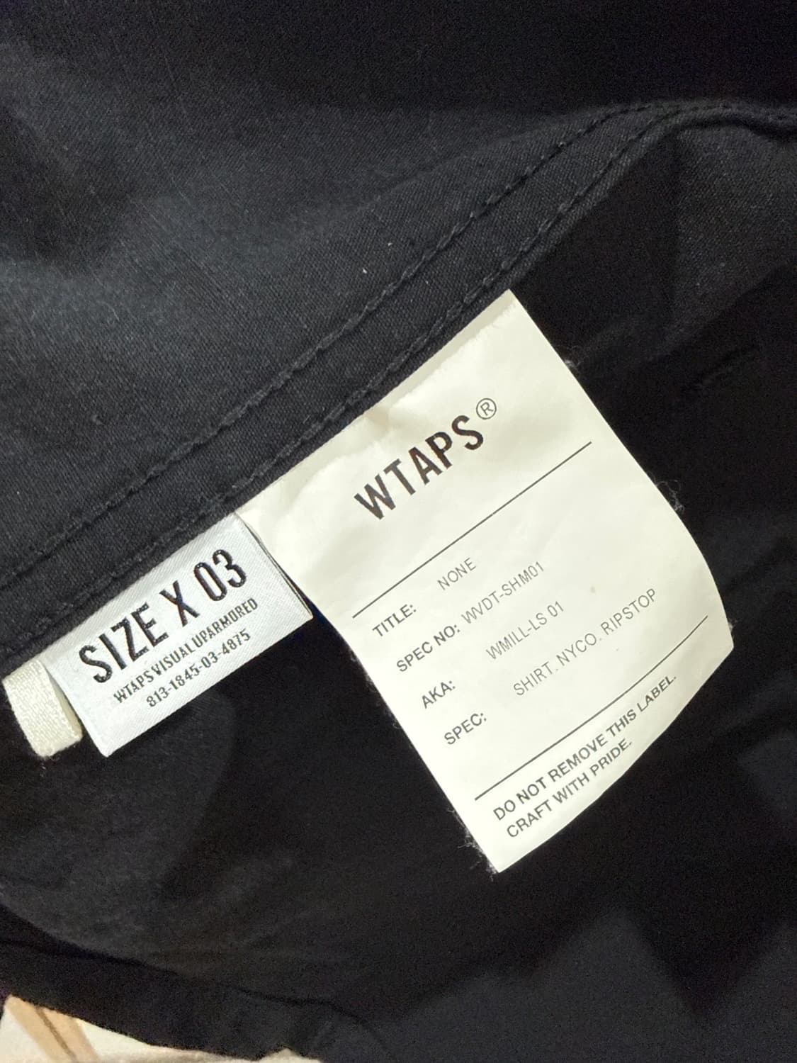 더블탭스 wtaps wmill 라인 셔츠 L 상품이미지4