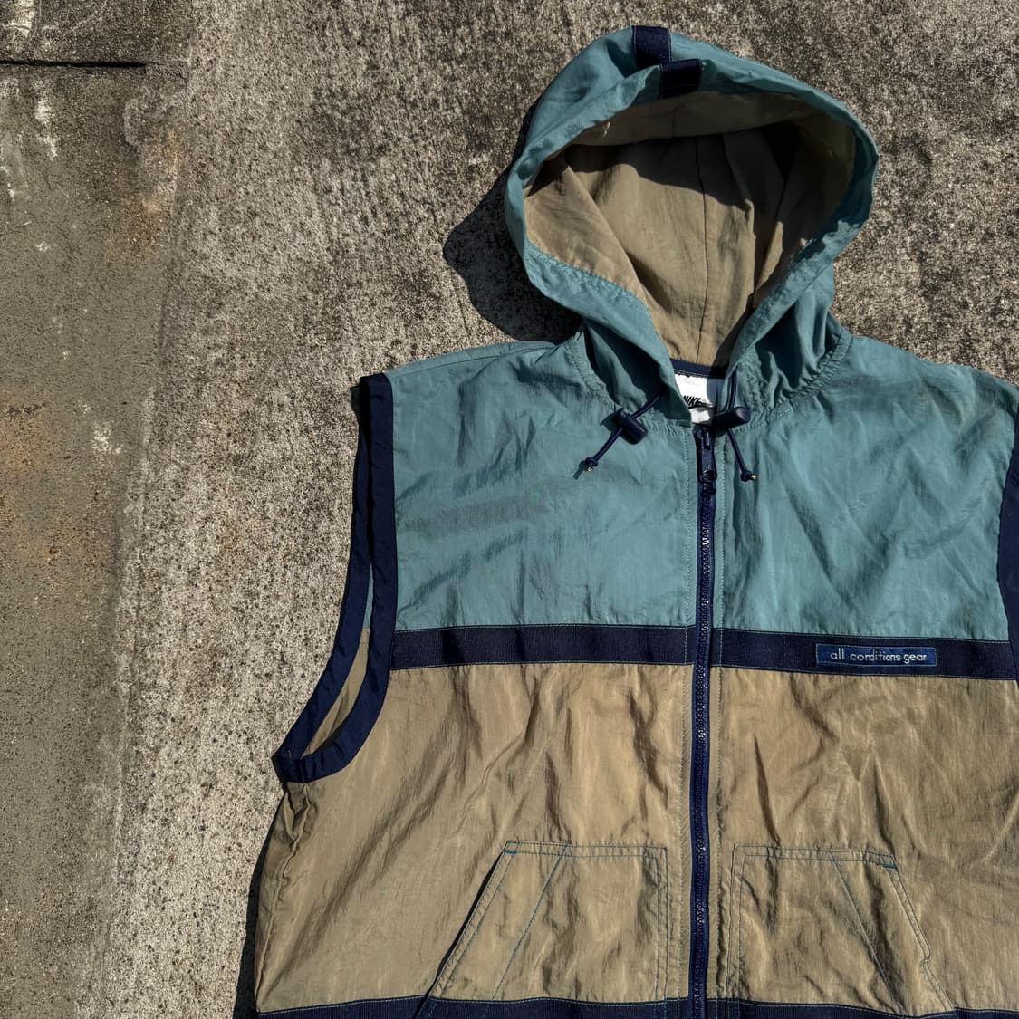 [L] 00s Nike ACG 나일론 후드 베스트 상품이미지3