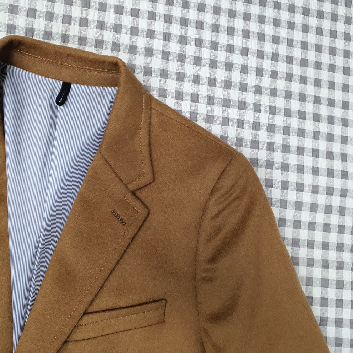 커스텀멜로우 울 캐시미어 코트 남자95 상품이미지3