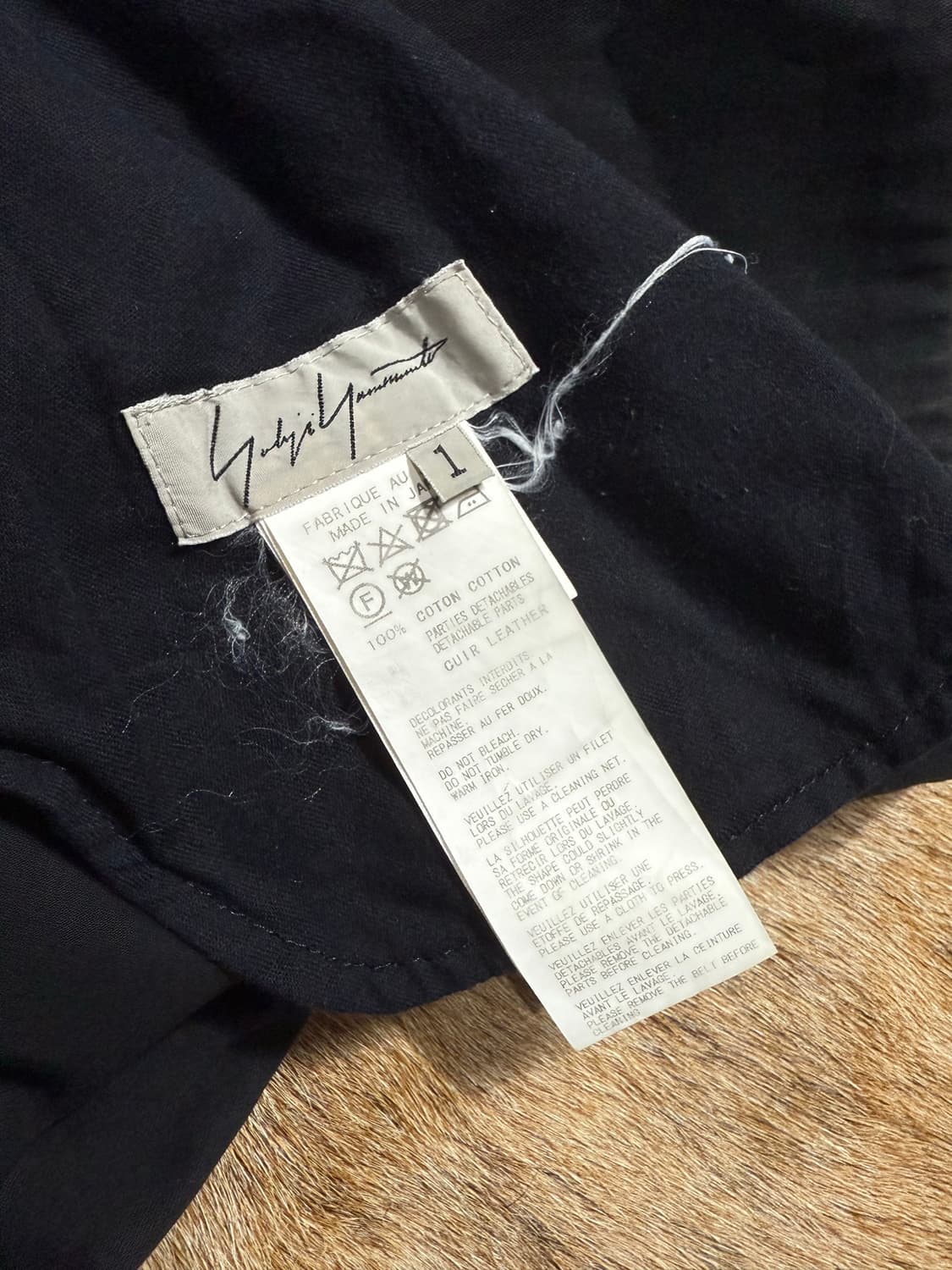 Yohji Yamamoto Botton Slacks 상품이미지10