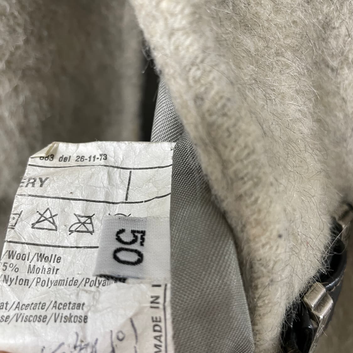 베르사체 아이보리 코트 50 상품이미지7