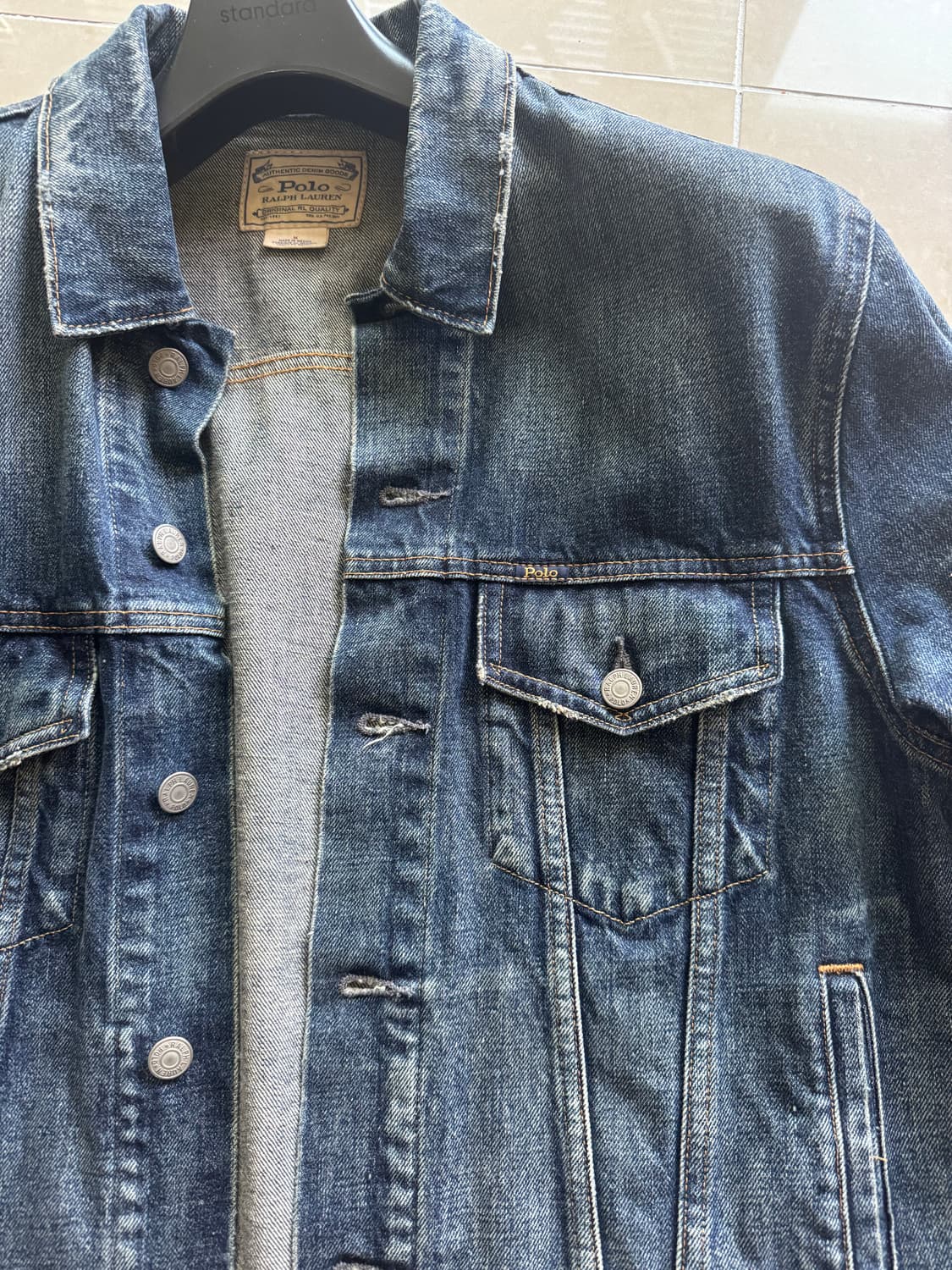랄프로렌 데님자켓 M 상품이미지3