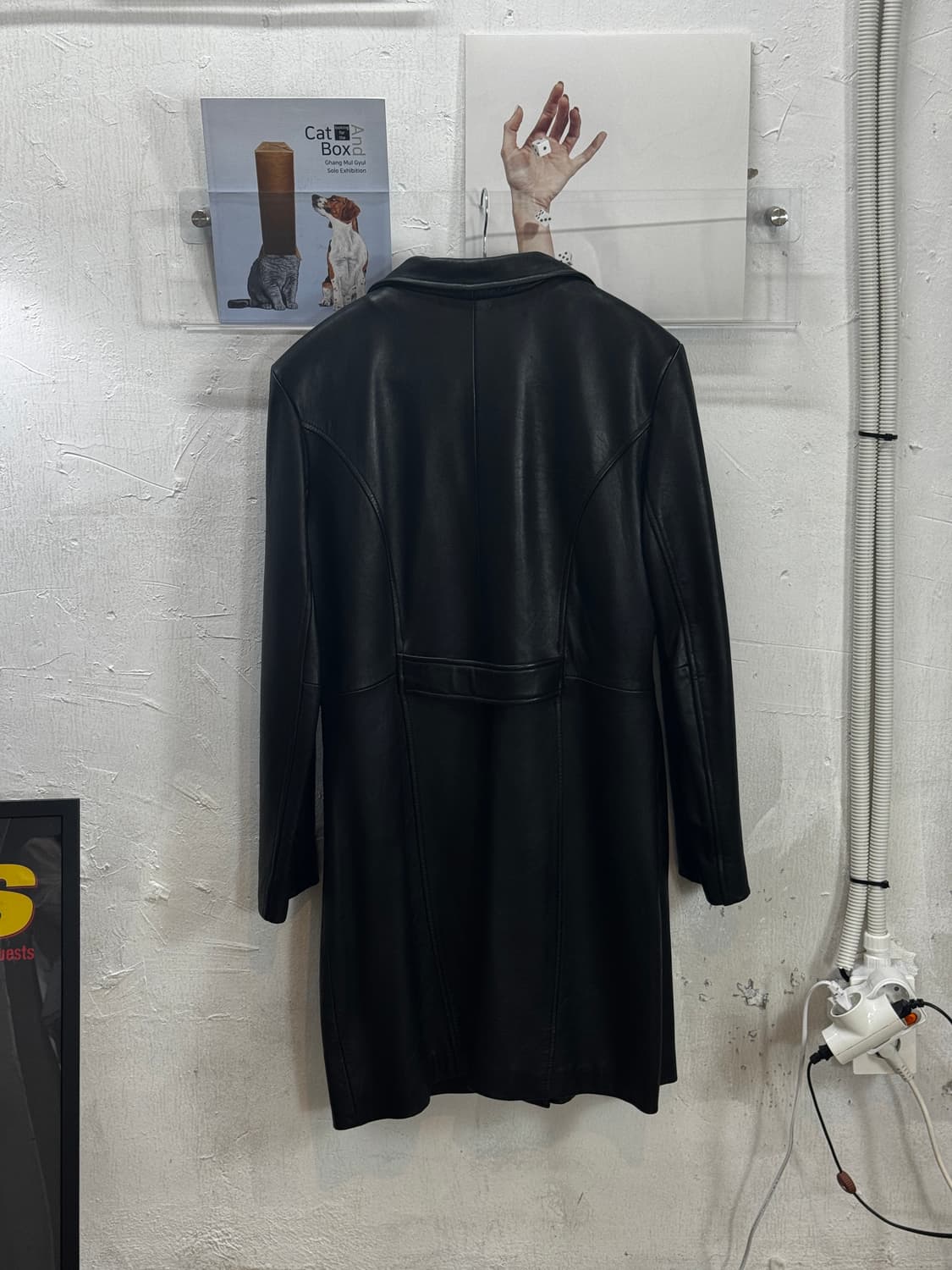 빈티지 가죽 코트 (탈착 퍼조끼0) 상품이미지8