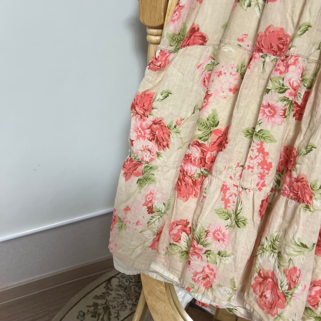 모리걸 하구미 플라워 끈원피스 상품이미지3