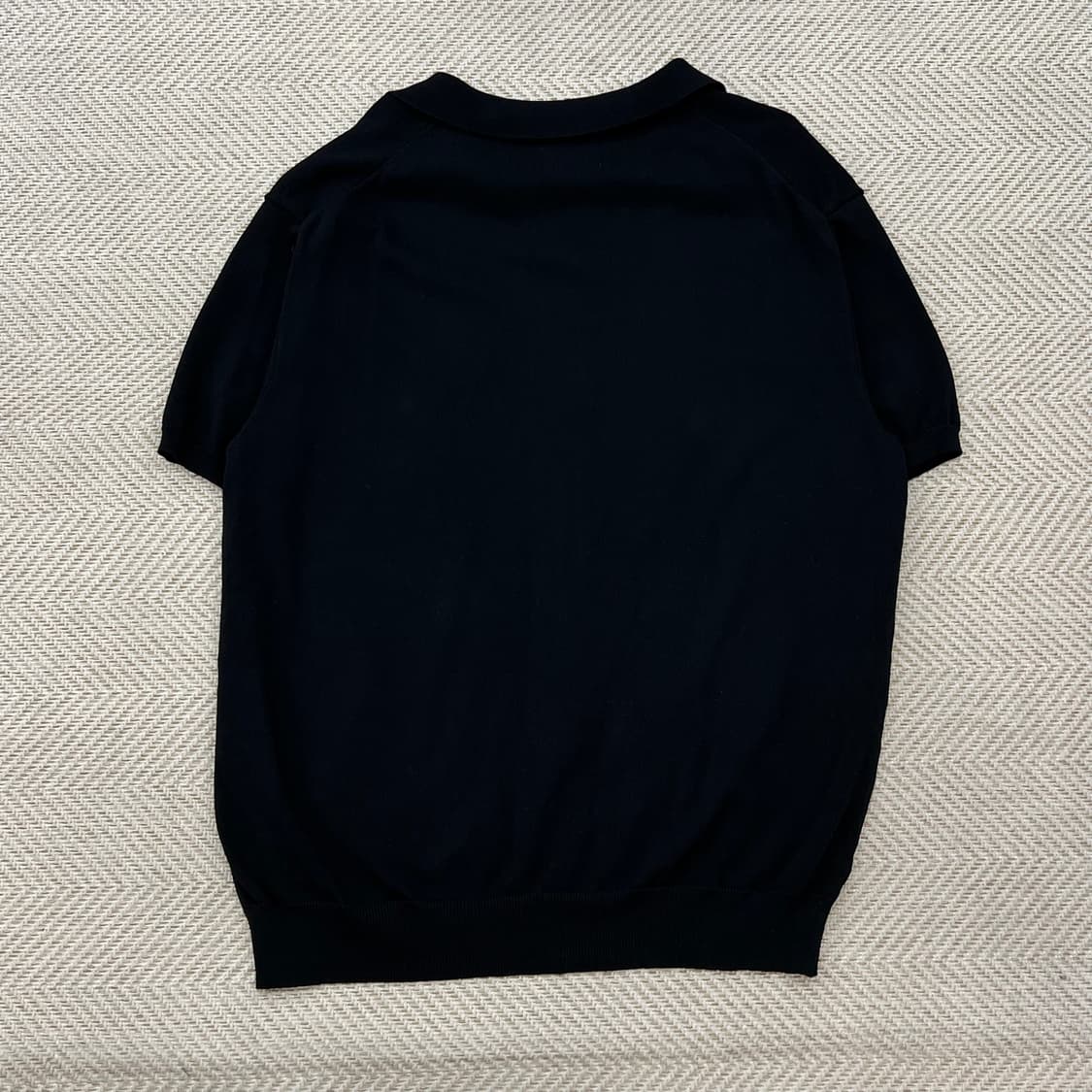 아웃 스탠딩 오픈 카라 하프 니트 r3580 상품이미지2