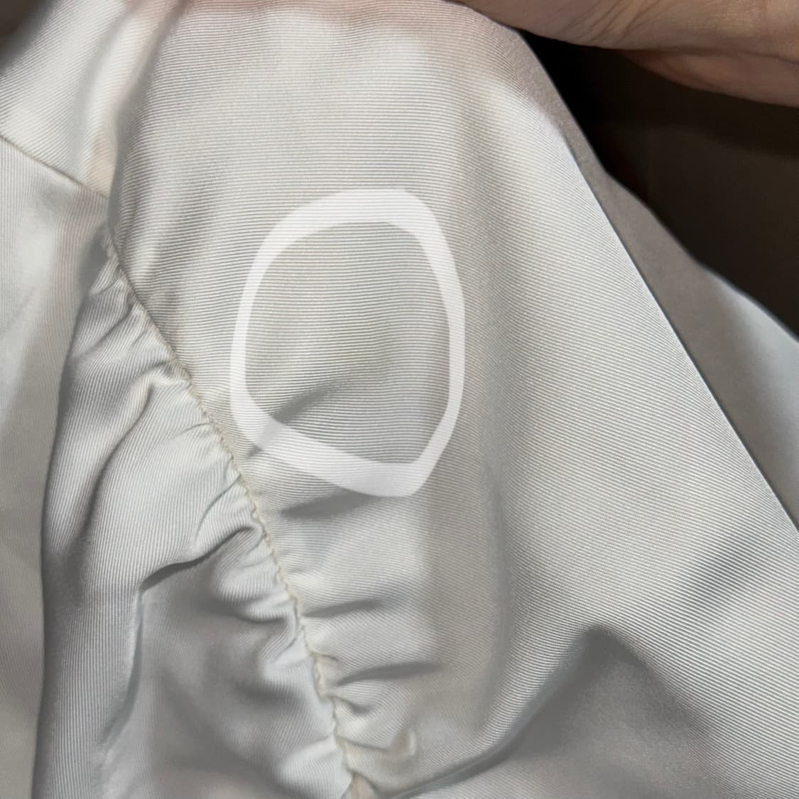 페스토 SHIRRING MIDI TOP WHITE 슬리브리스 블라우스 상품이미지9