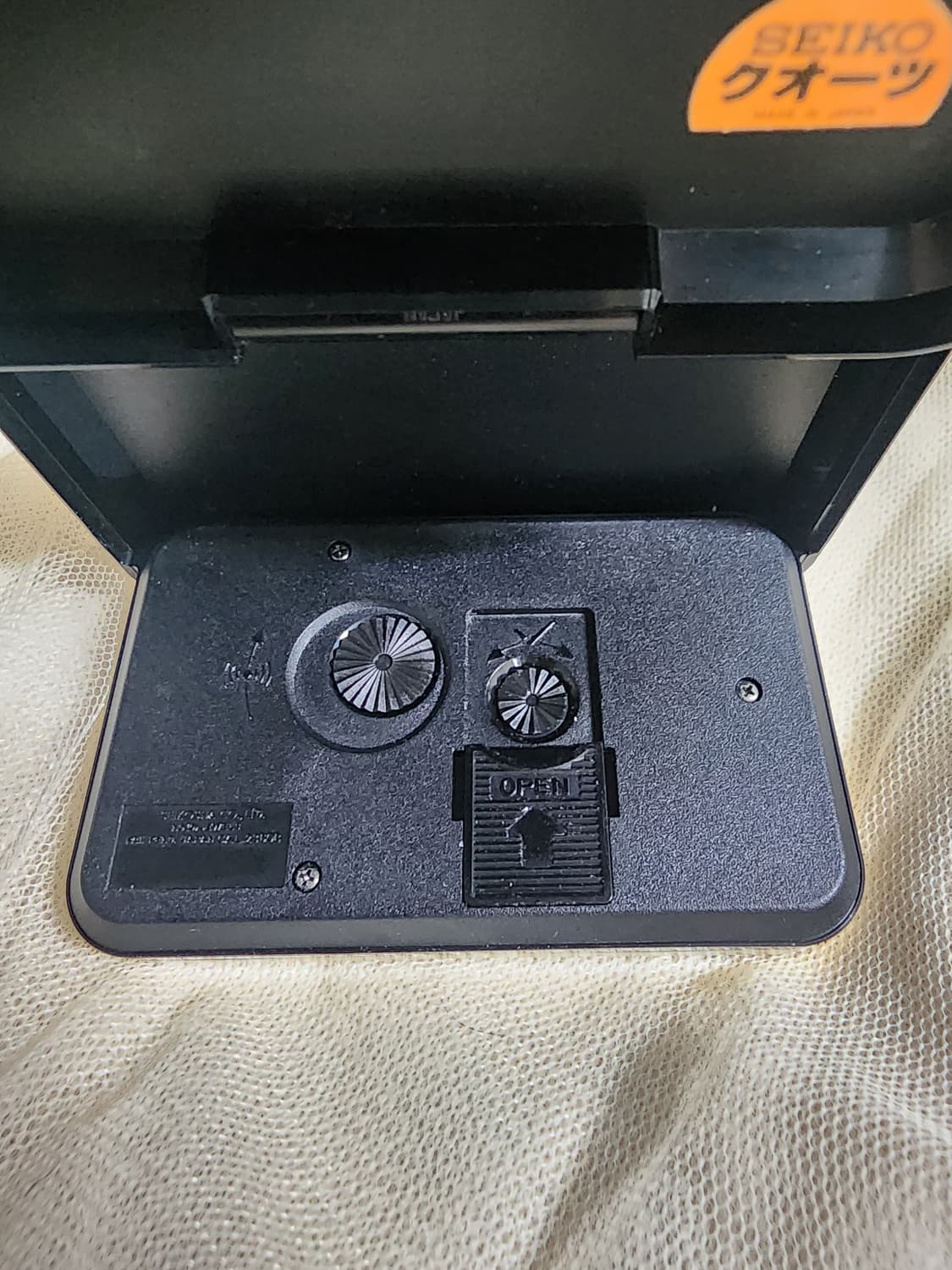 빈티지 세이코 탁상 시계 알람시계 골드 상품이미지5