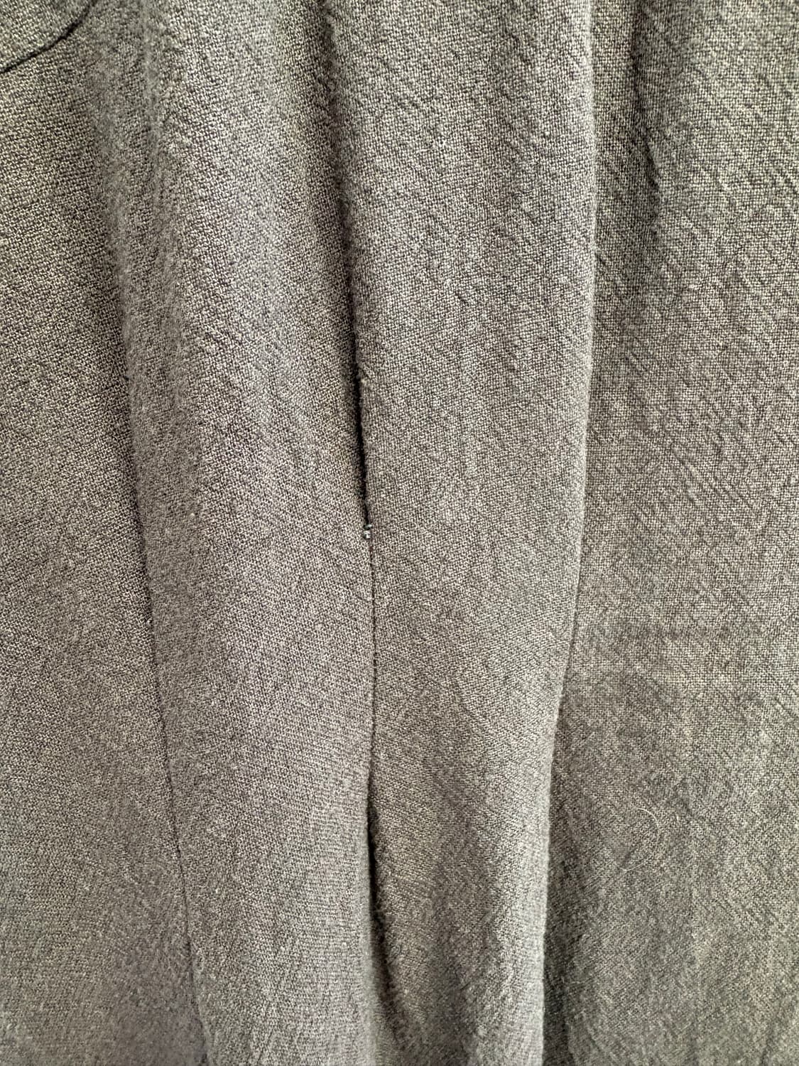 HIBI 다크브라운 린넨 클래식 롱 원피스 JPN  상품이미지4