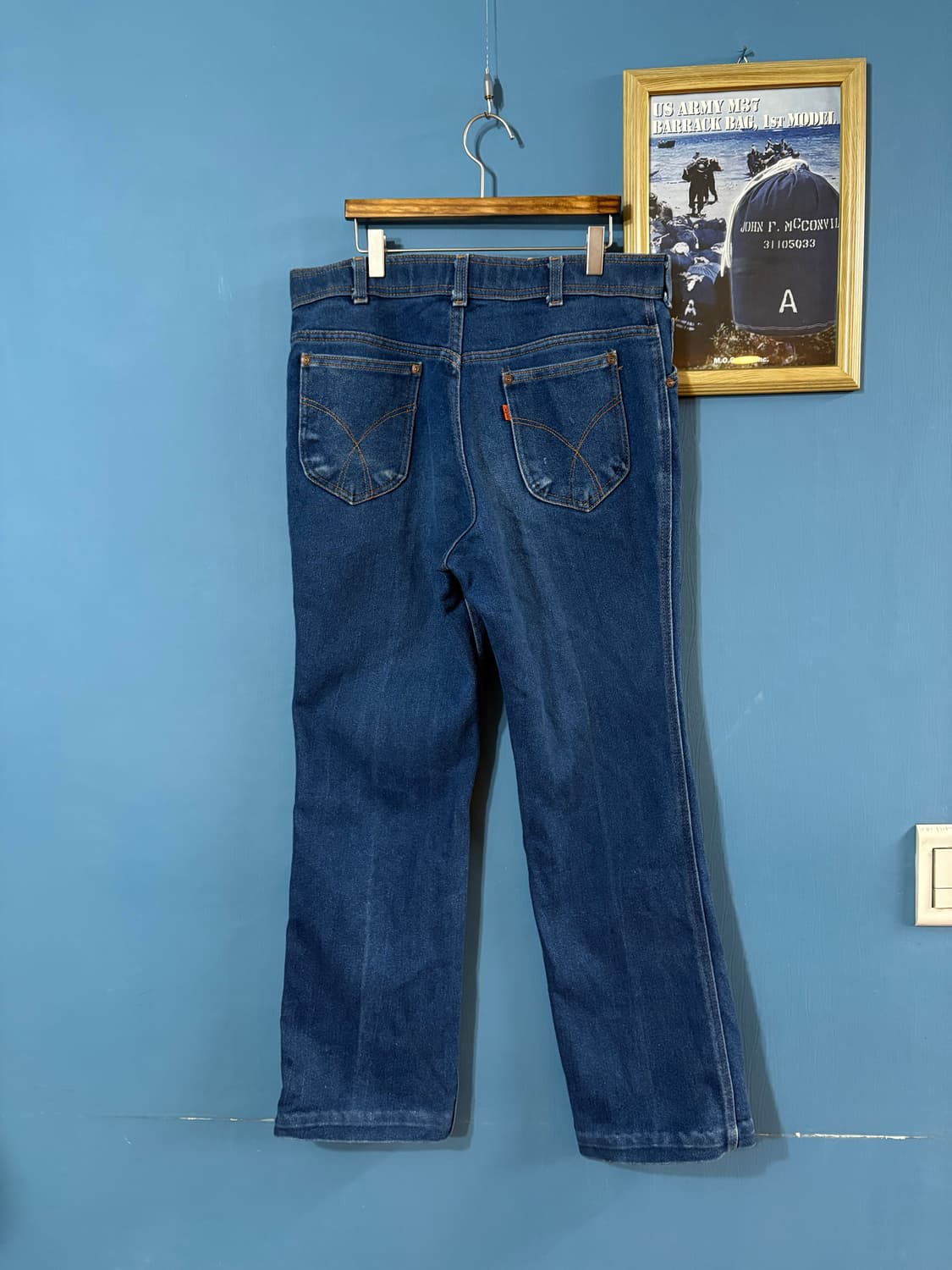 80’s Levis Action jeans Orange tab Denim 상품이미지10