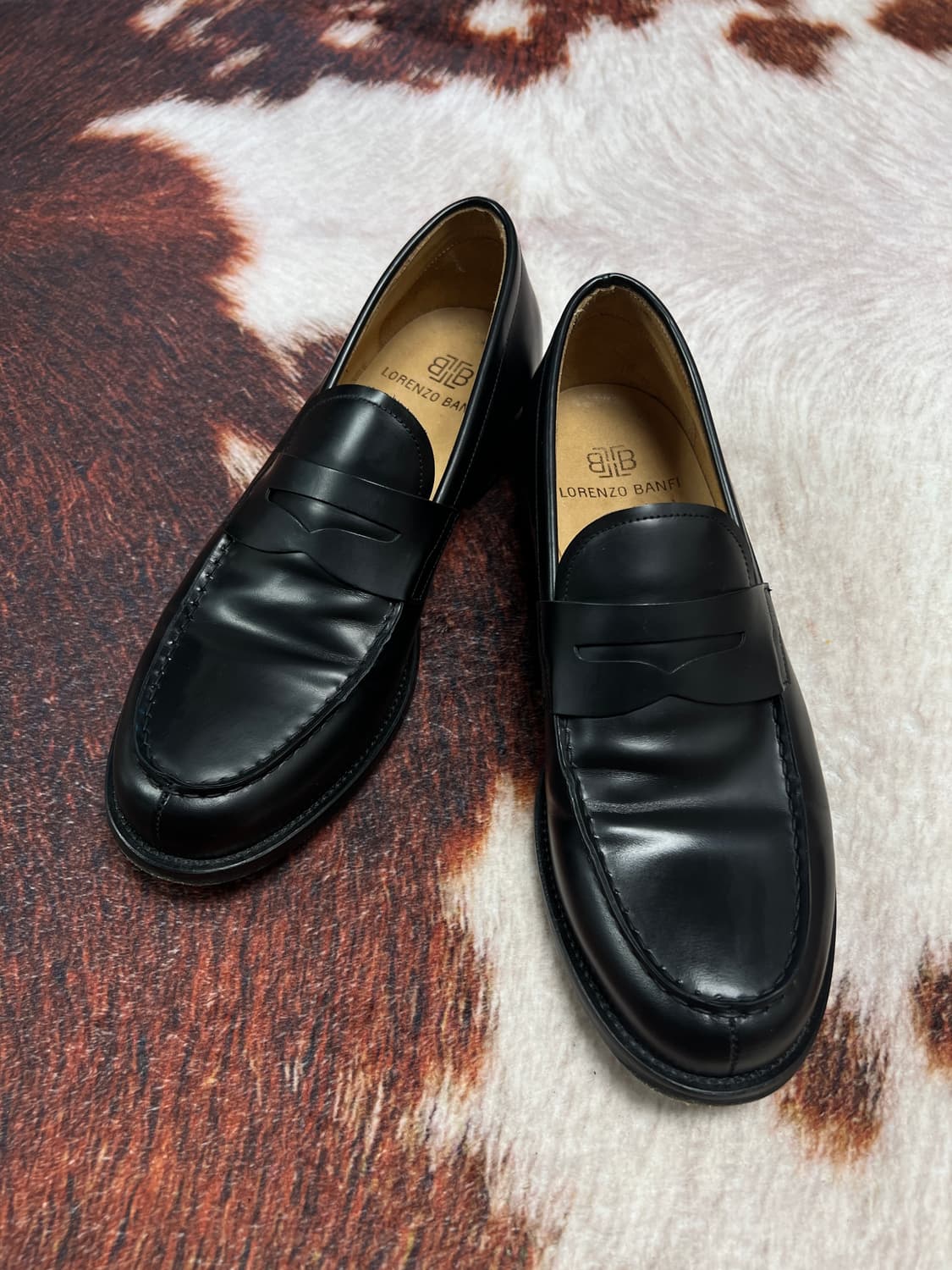 [270] LORENZO BANFI 로렌조반피 페니로퍼 블랙 상품이미지1