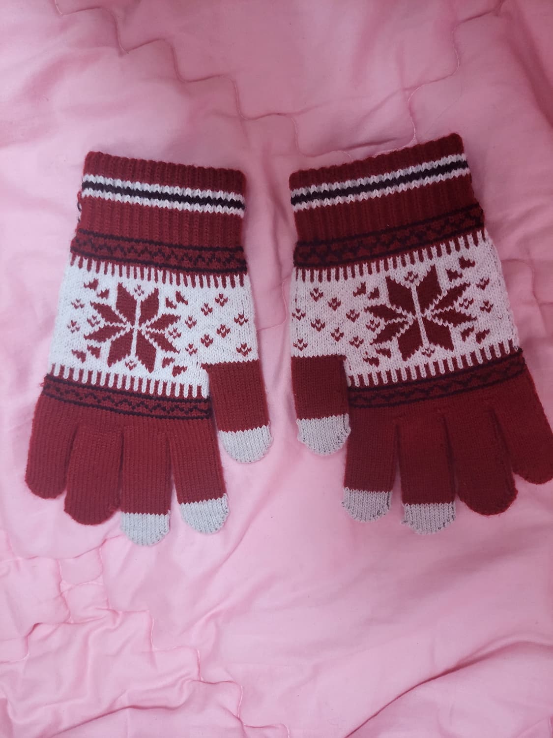 급처새상품!1500원 니트 커플 장갑 스마트폰터치가능 톰브라운,구찌 느낌 상품이미지1