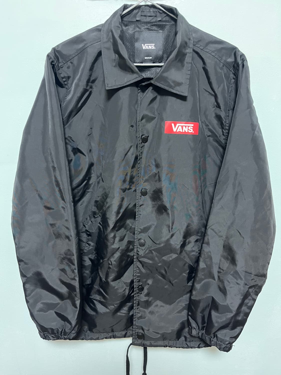 반스 블랙 코치 자켓 상품이미지1