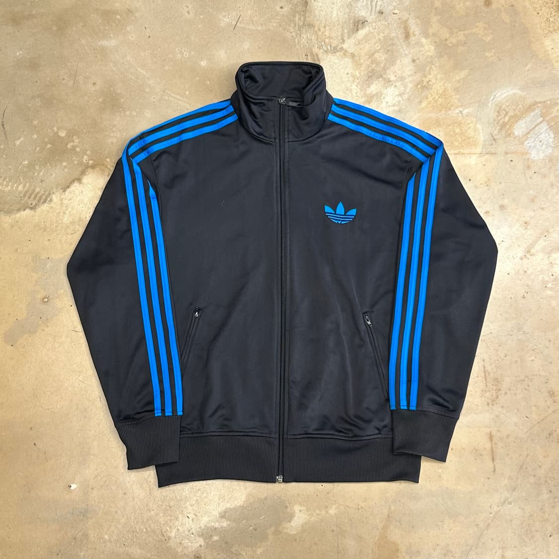 M 아디다스 파이어버드 블루라인 블랙 트랙탑 상품이미지2