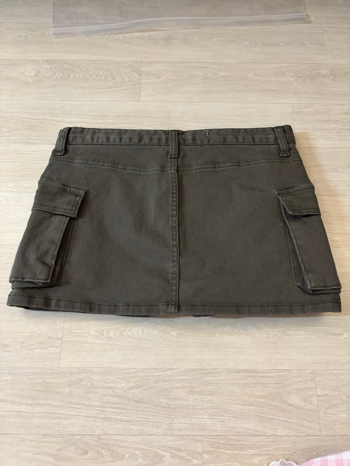 블랙업 카고 스커트 팬츠(카키) 상품이미지8