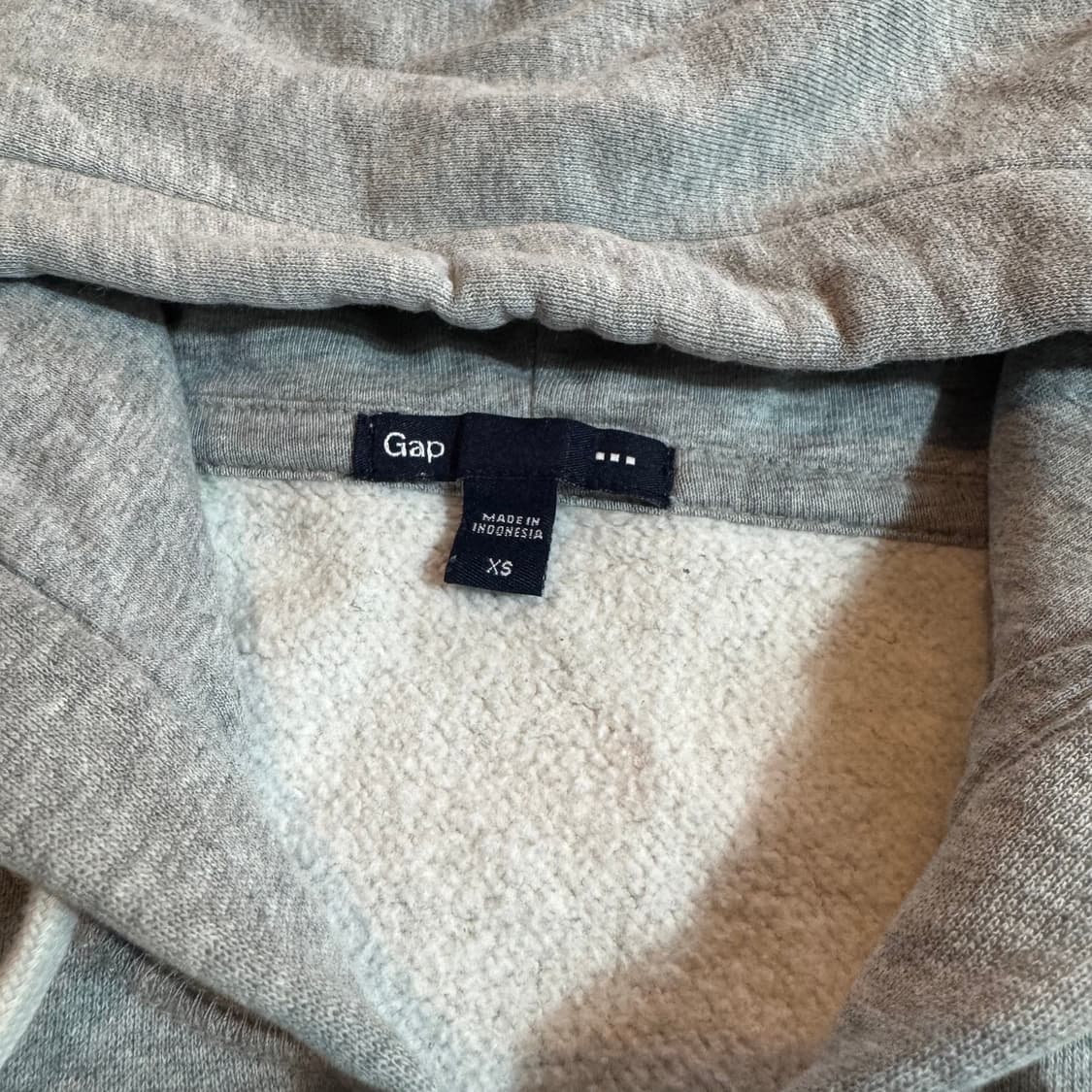 갭 로고 후드집업 그레이 상품이미지3