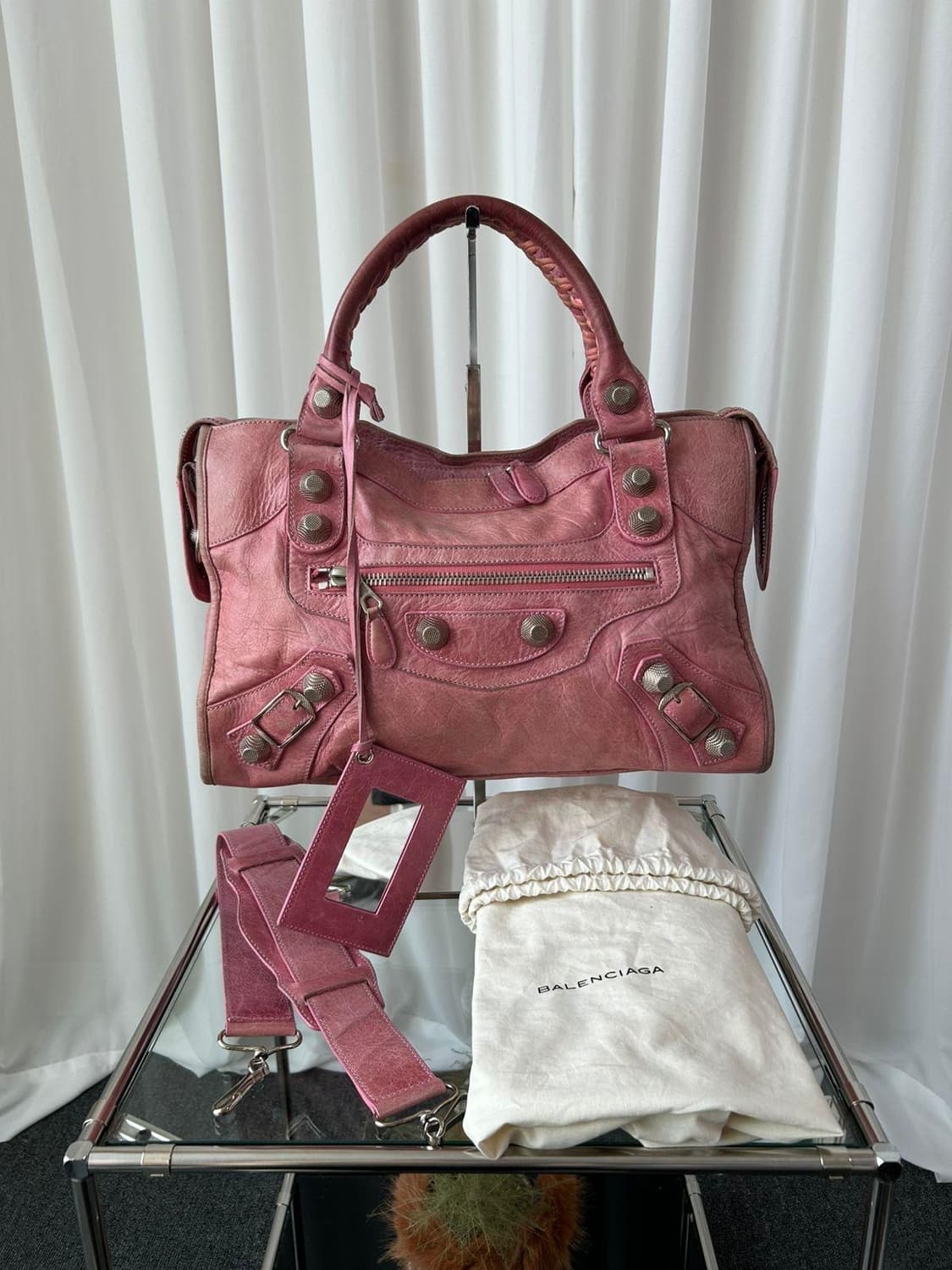 발렌시아가 시티 모터백  상품이미지2