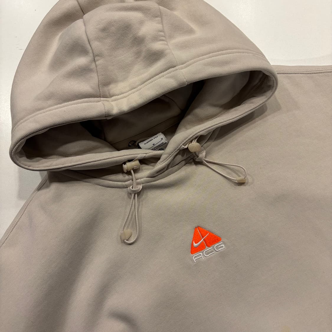 [M] 나이키 ACG 써마핏 스웻 후드티 베이지 B974 상품이미지3