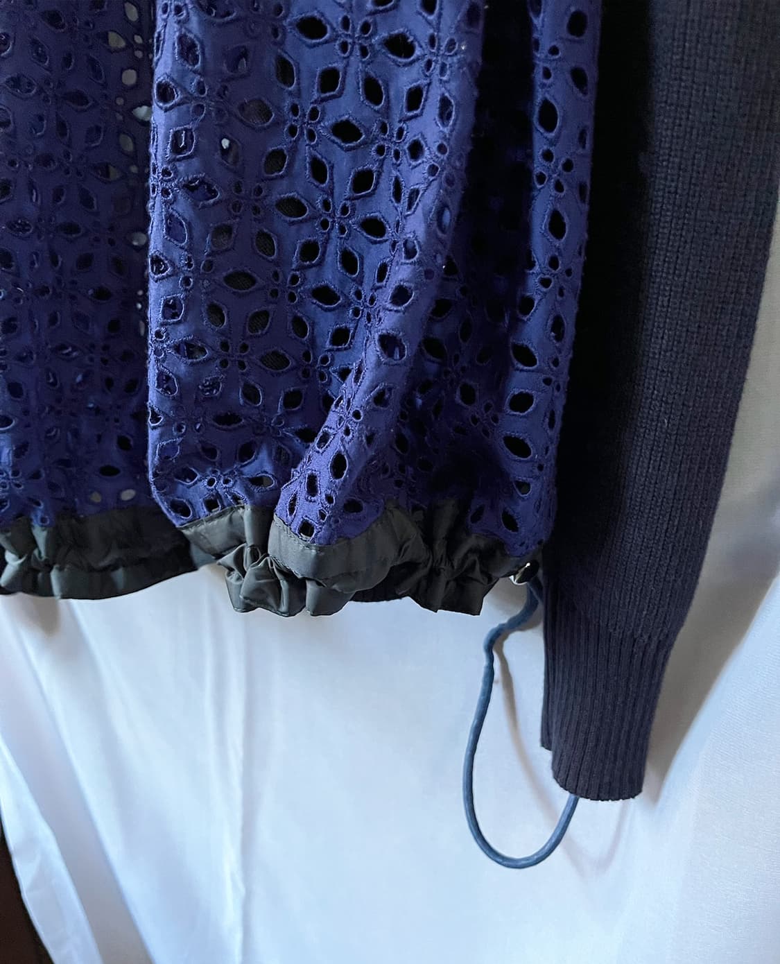 SACAI hole lace string cardigan 상품이미지9