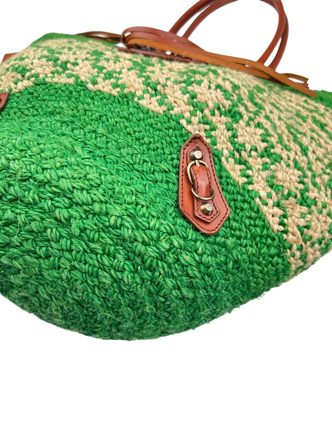 발렌시아가 시티백 모터백 라탄 라피아 상품이미지5