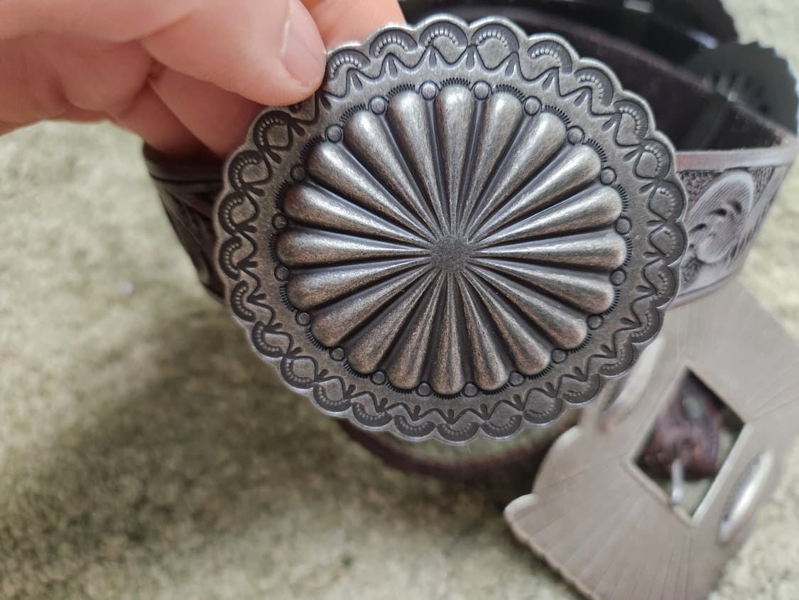 더블알엘 RRL 웨스턴 핸드 콘초 벨트 유니섹스 유일매물 상품이미지5