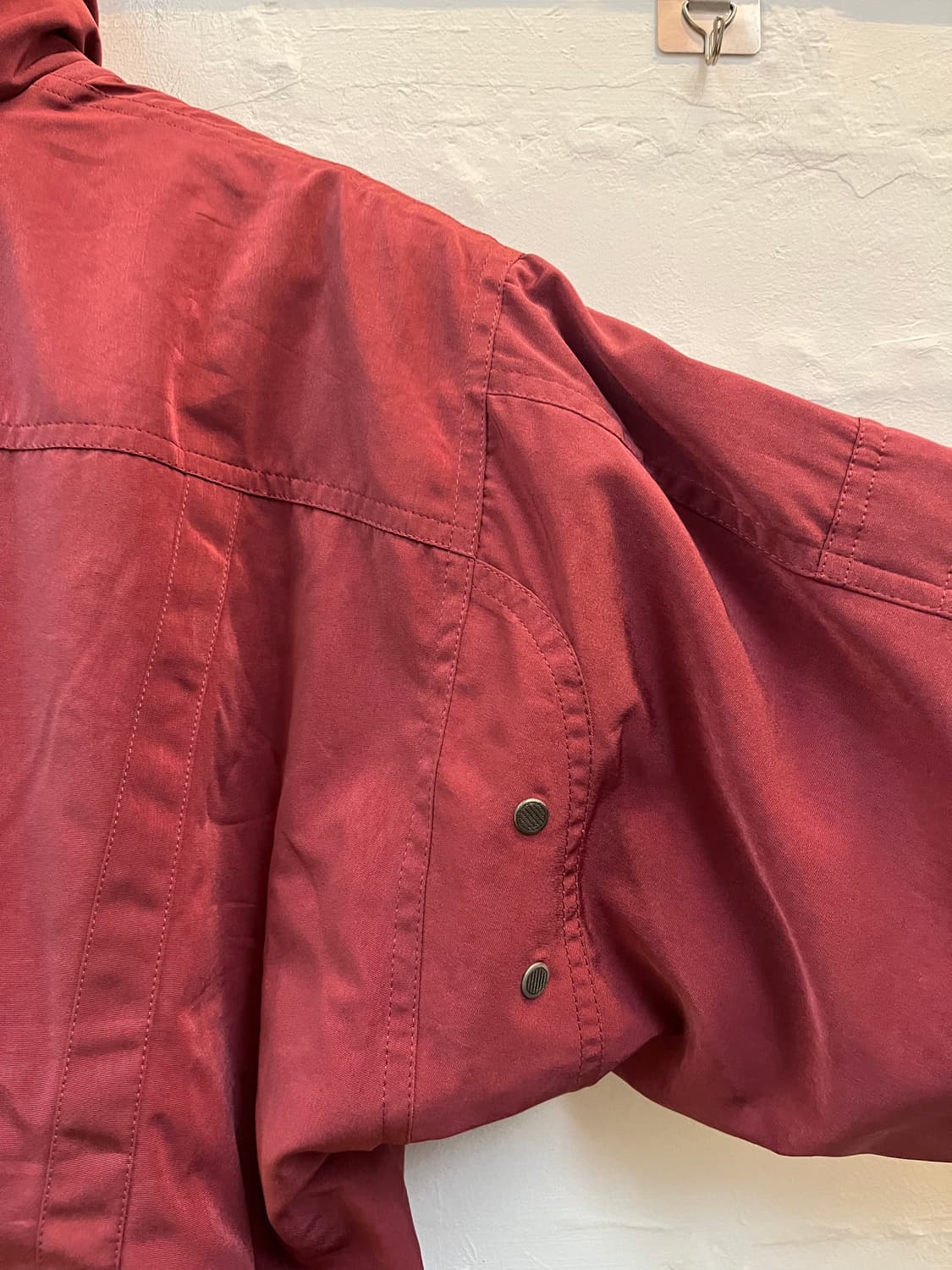 Yamaha 빈티지 플라이트 봄버자켓 버건디 LL 상품이미지8