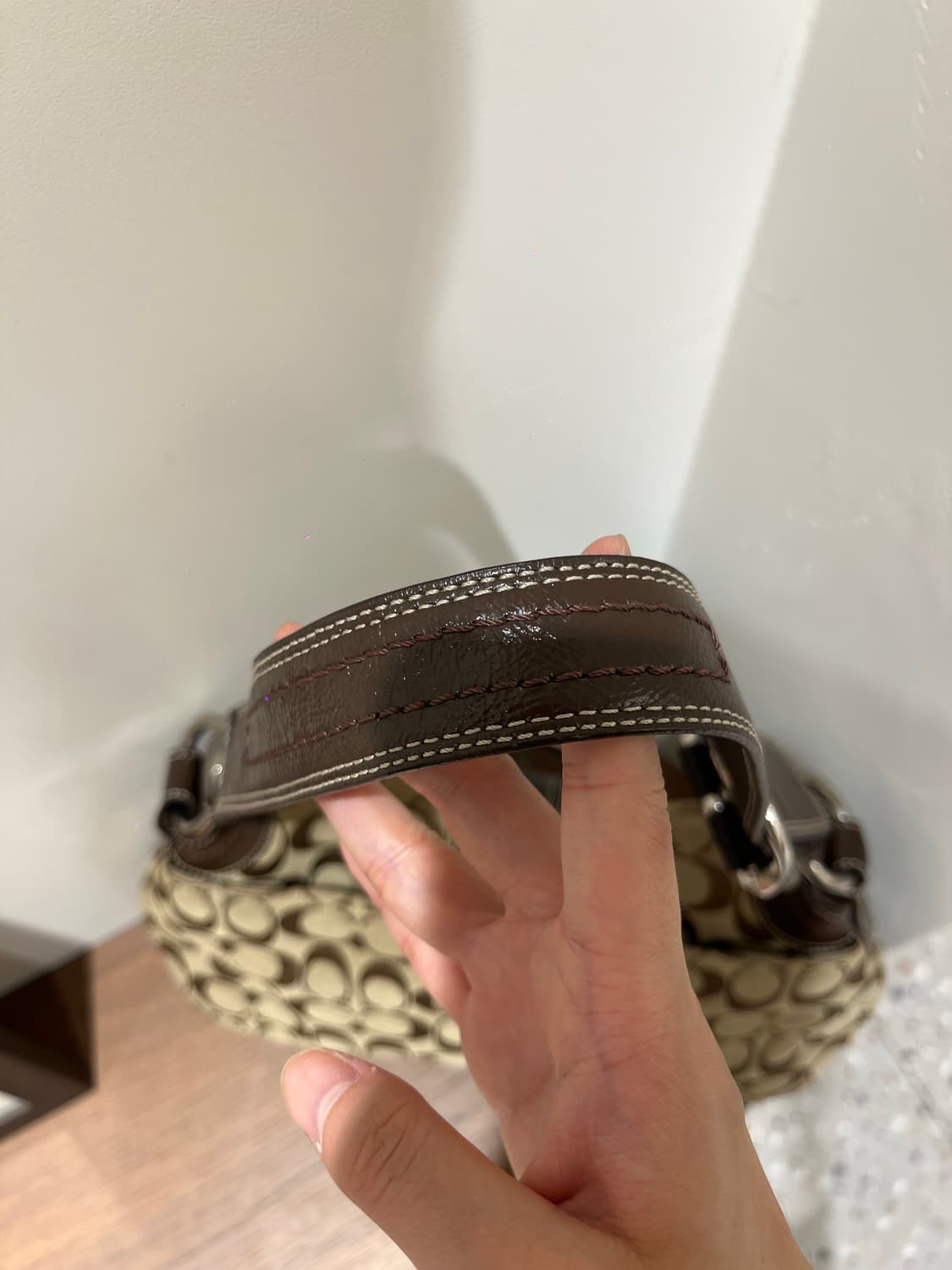 Coach Basic Brown Shoulder Bag 상품이미지8