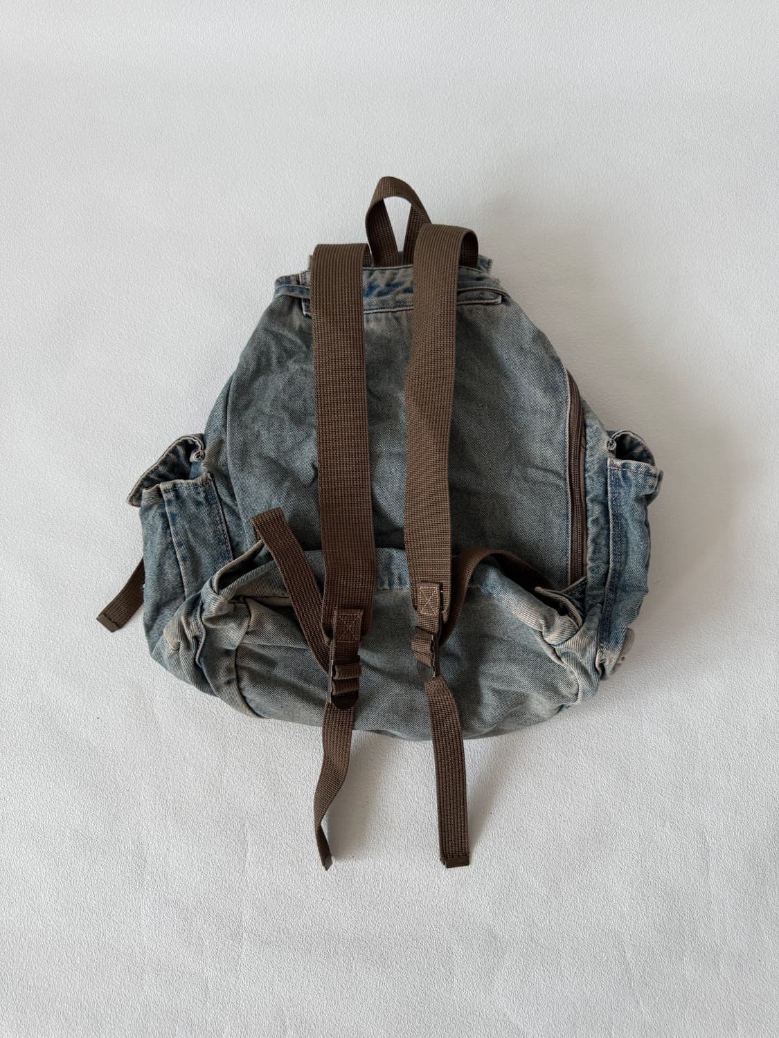 Pre owned 데님 3포켓 백팩 상품이미지8