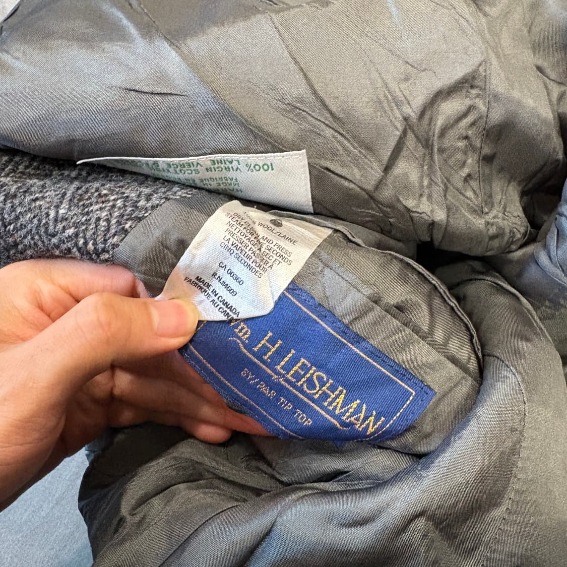 빈티지 해리스트위드  울 자켓 상품이미지8