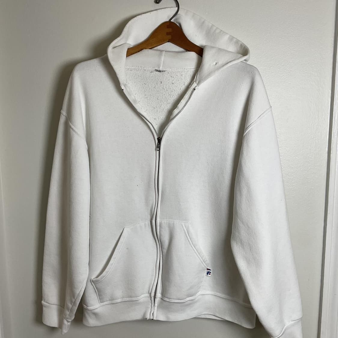 러셀 애슬레틱 후드집업 화이트 상품이미지1