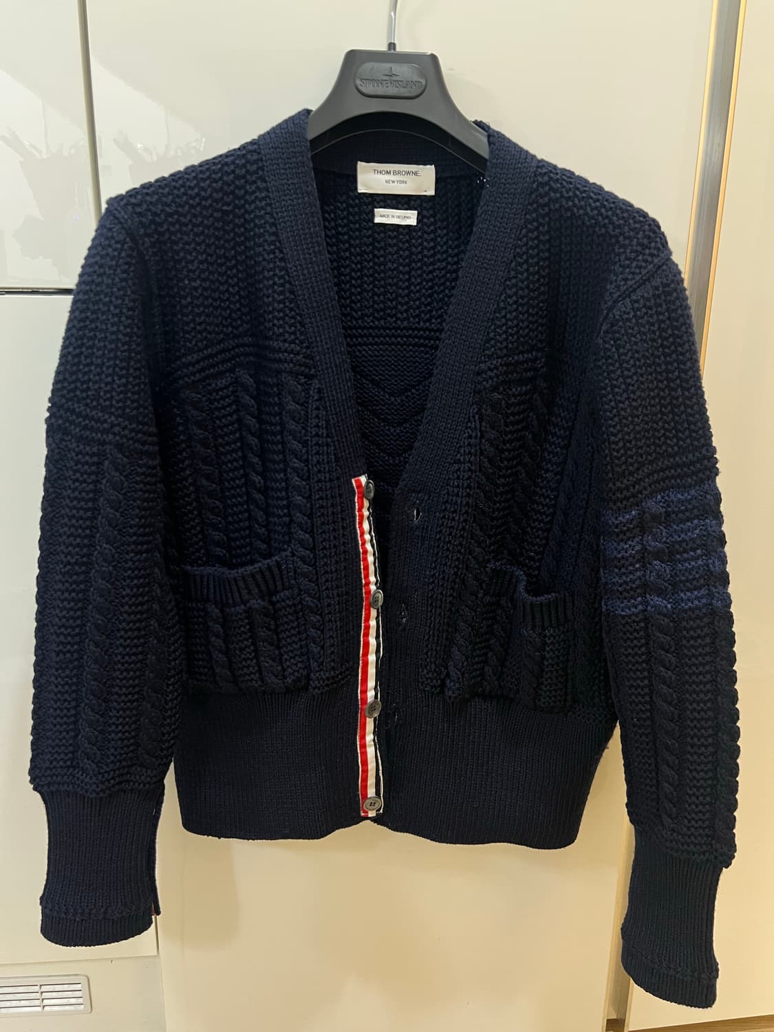 톰브라운 케이블 울가디건 3사이즈 (새상품급) 상품이미지1