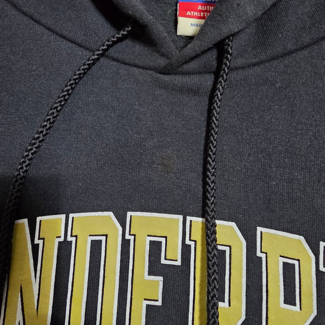 (S)챔피온 90s 밴더빌트 후드티 블랙 상품이미지3