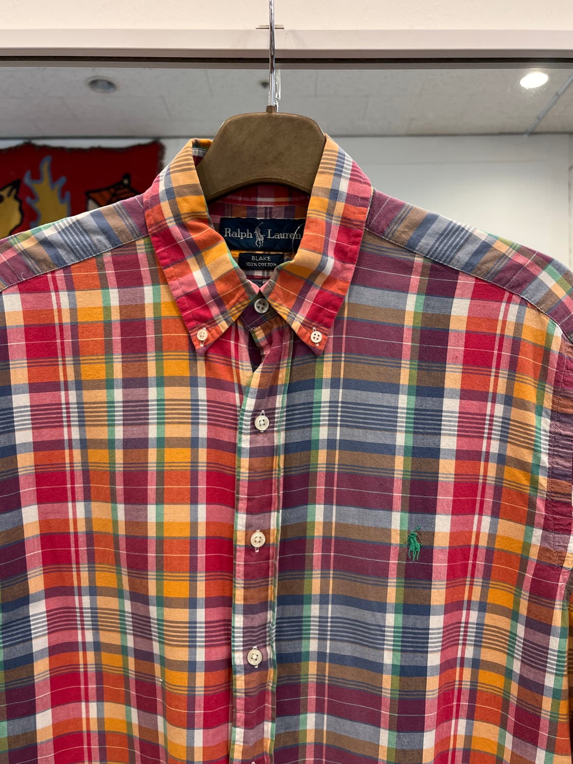 Polo ralph lauren 폴로 랄프로렌 BLAKE 체크 반팔 셔츠 상품이미지2