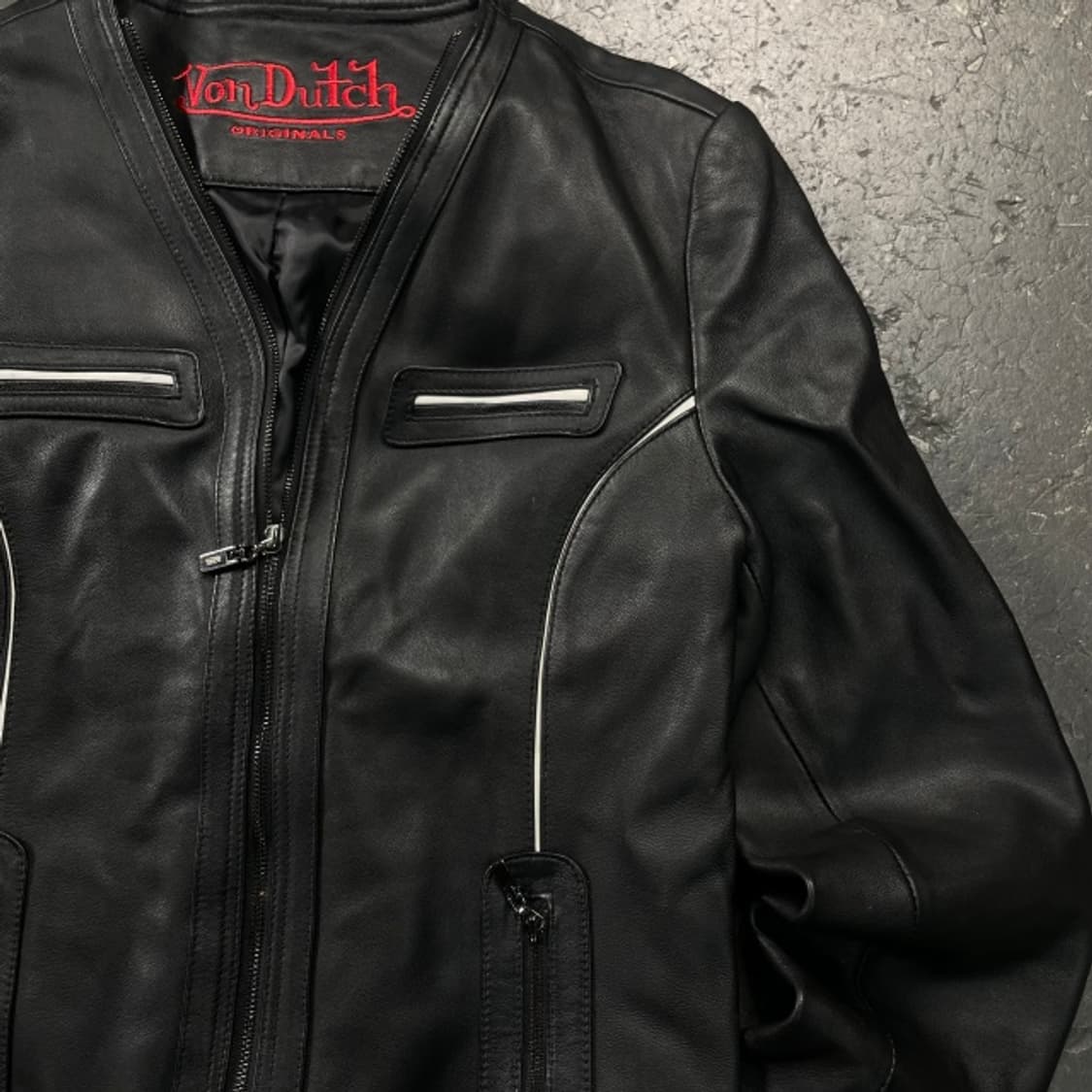 95 본 더치 논카라 양가죽 자켓 상품이미지2