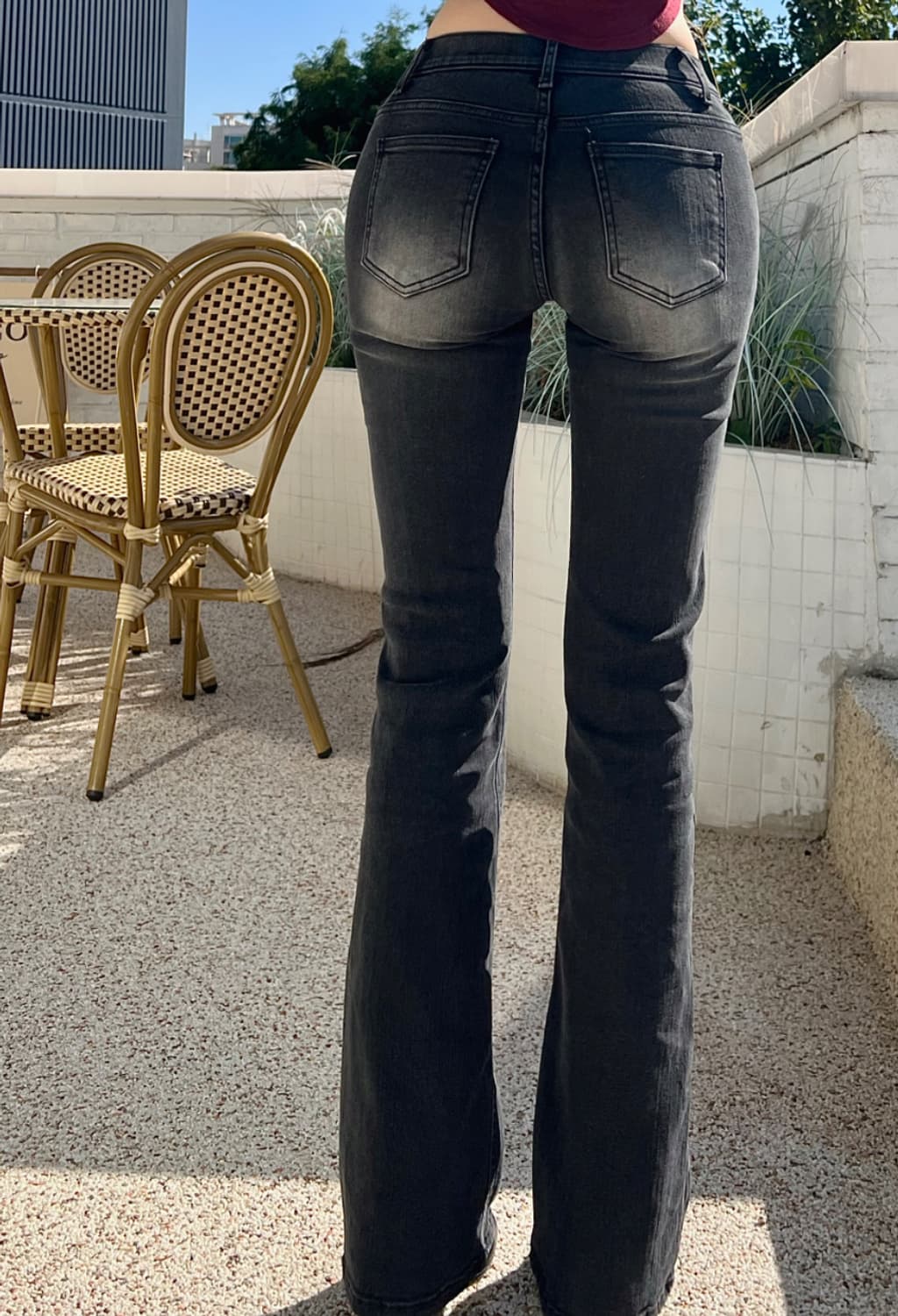 카인다미 흑청 데님진 (새제품) 상품이미지2