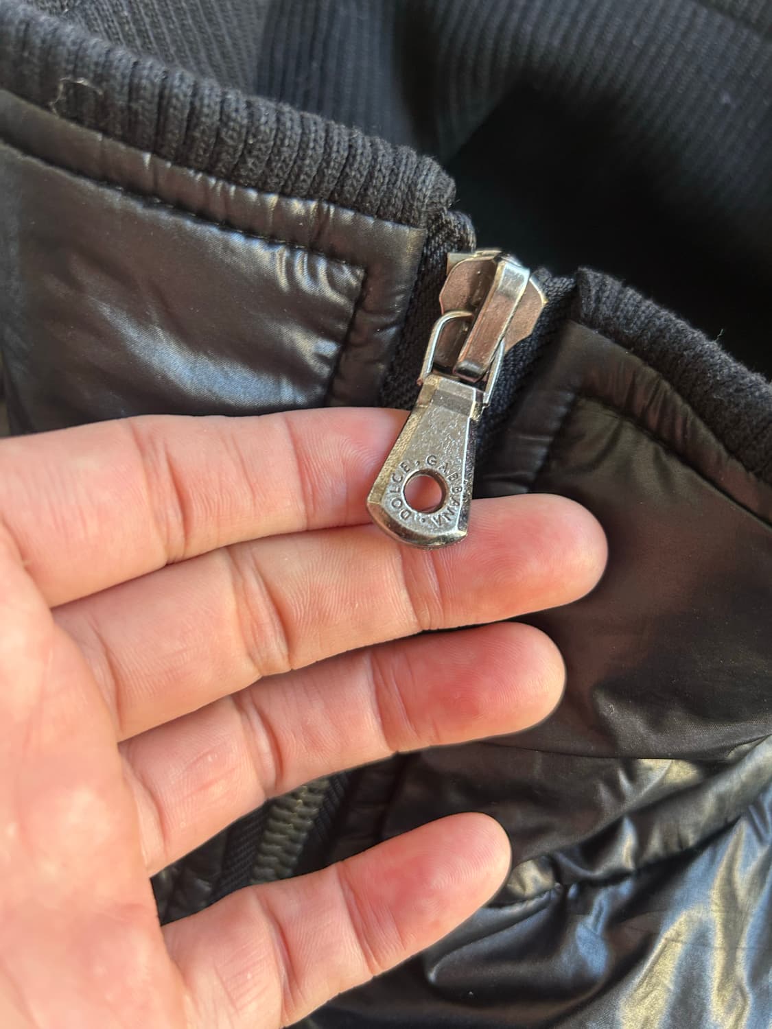 Dolce&gabbana Glossy high neck zipup  상품이미지4