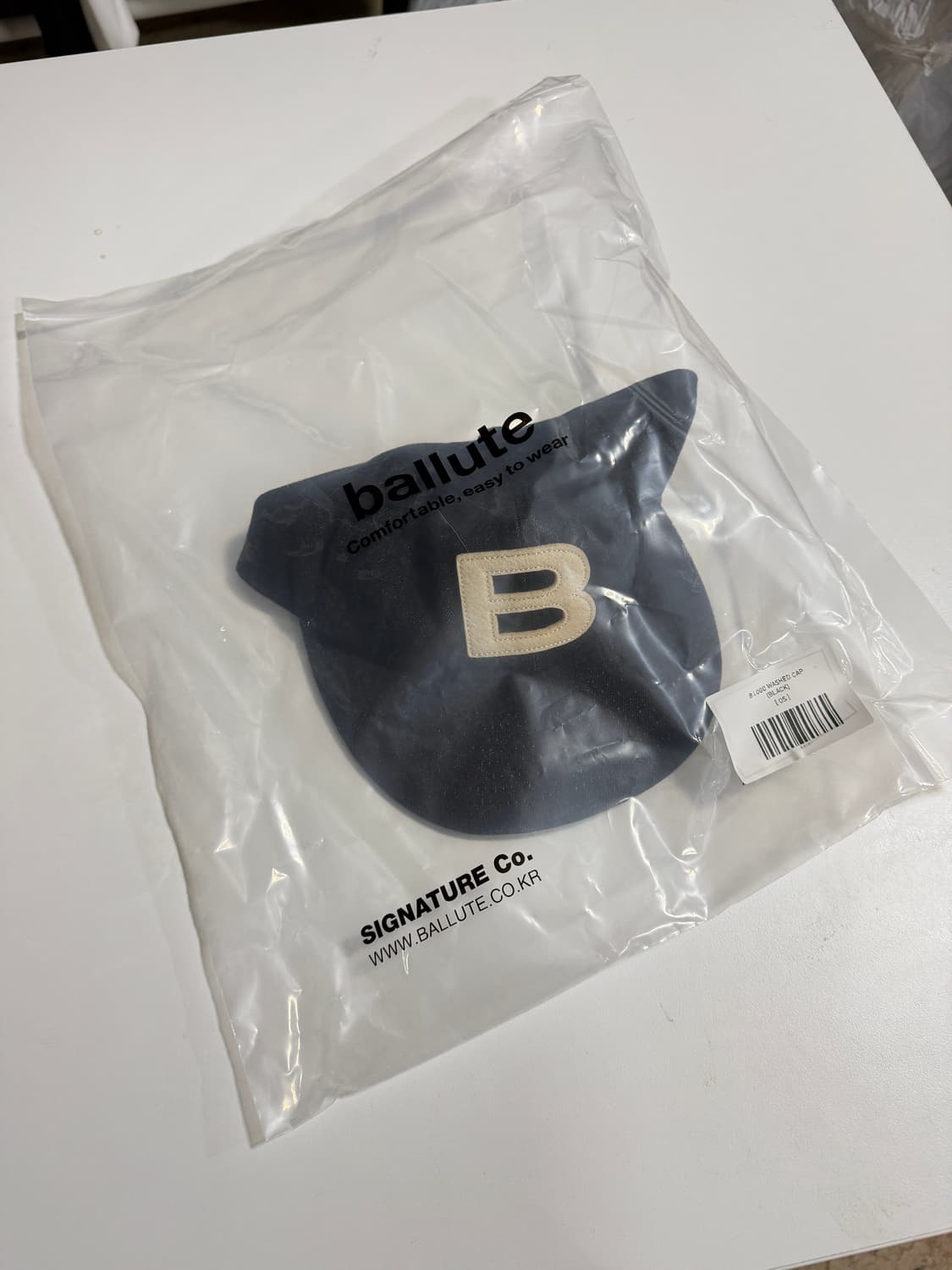 발루트 B로고 워시드 캡 모자 상품이미지1